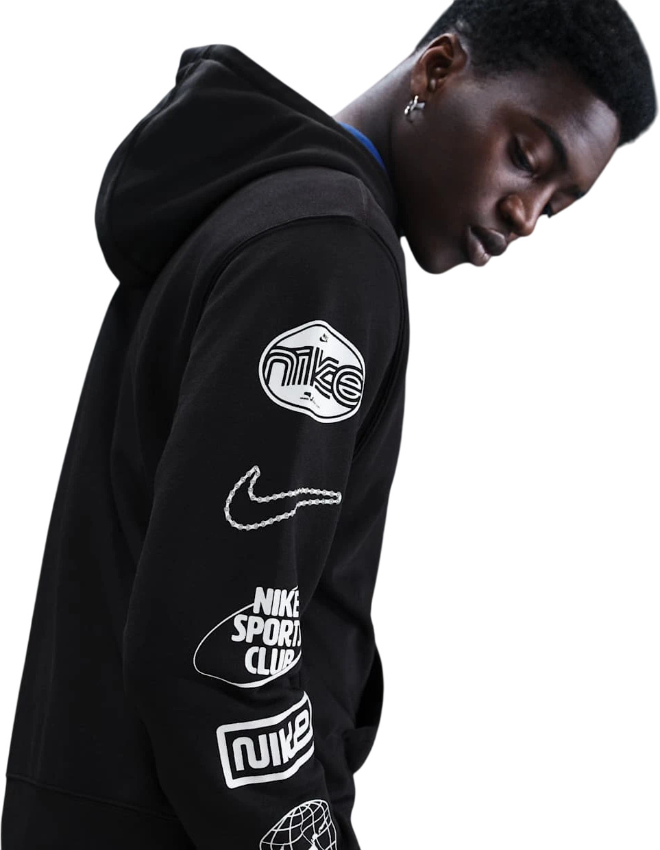 Толстовка Nike M NK CLUB FT HOODIE CYCLE GX