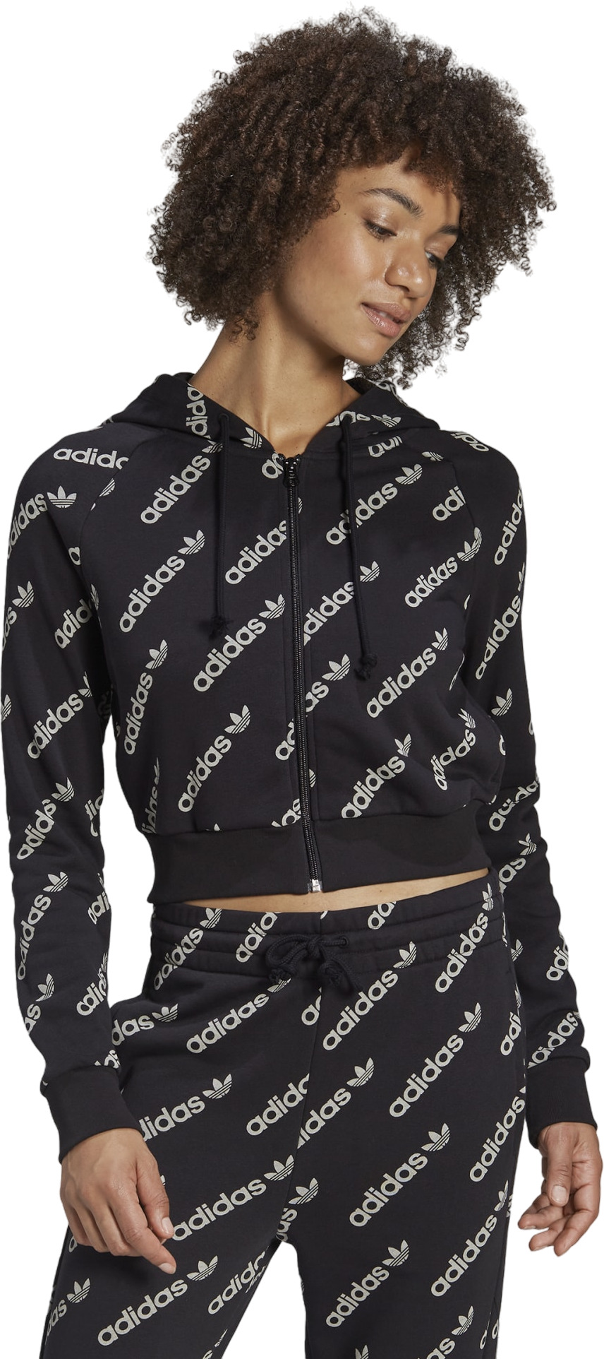 Толстовка Adidas Cropped Tt Mono