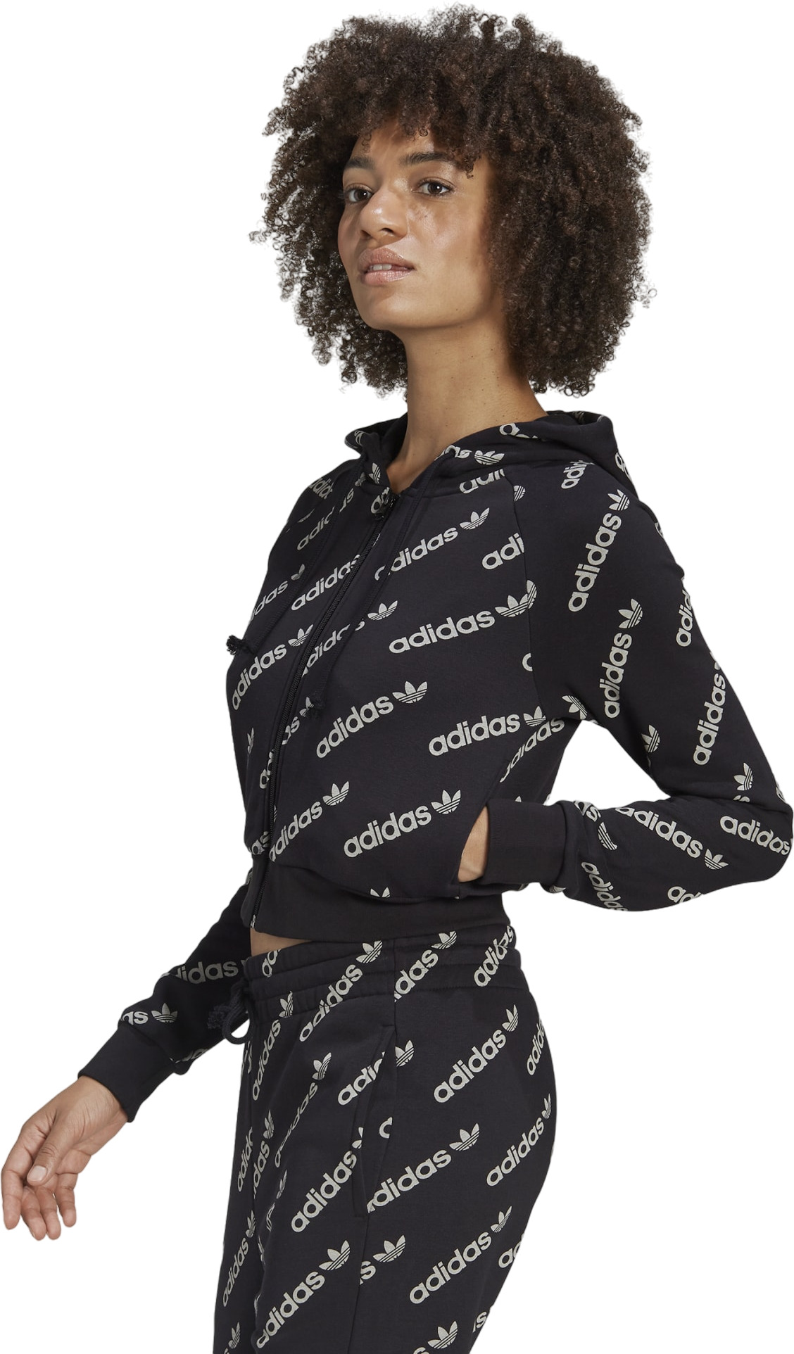 Толстовка Adidas Cropped Tt Mono