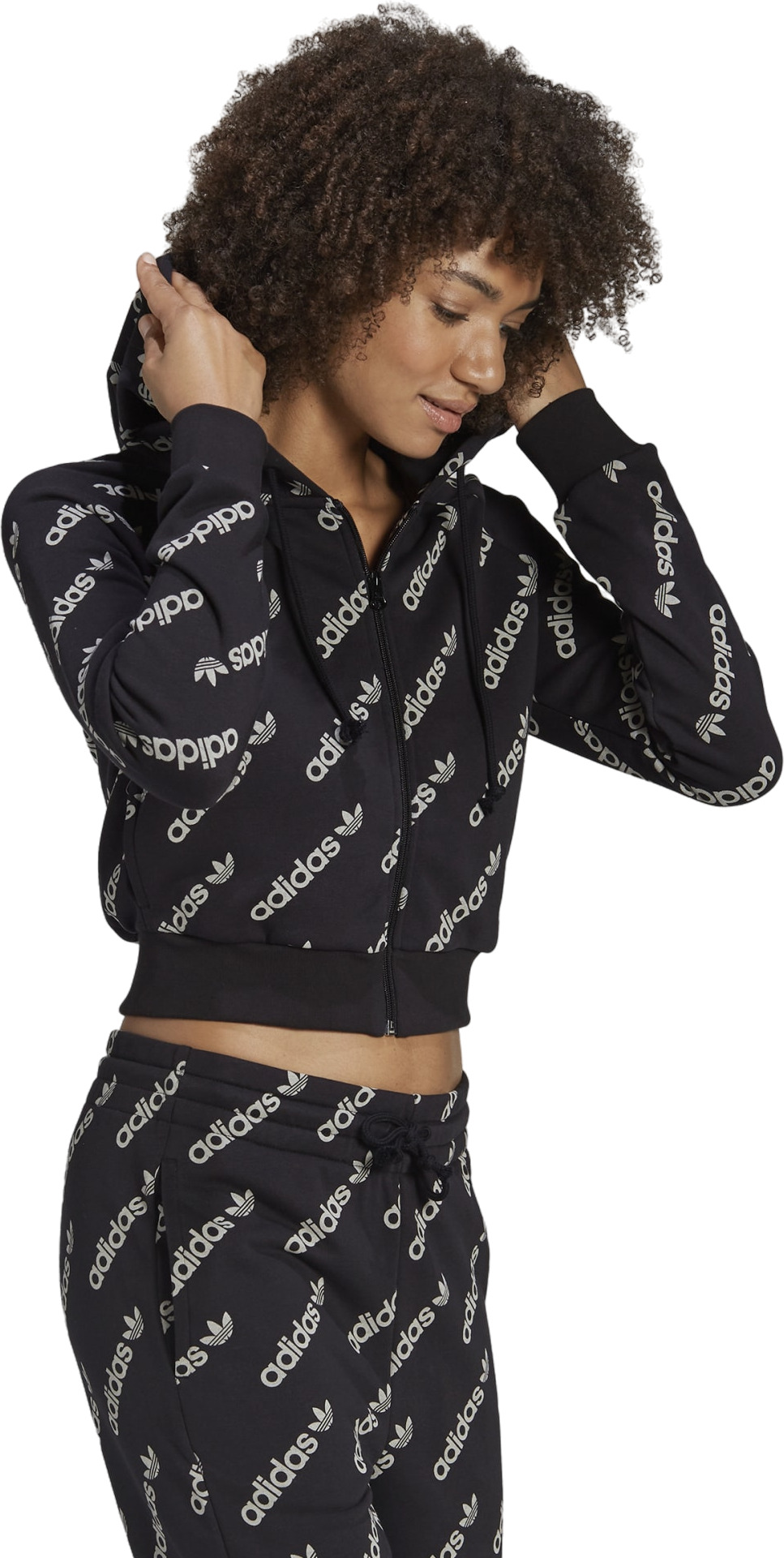 Толстовка Adidas Cropped Tt Mono