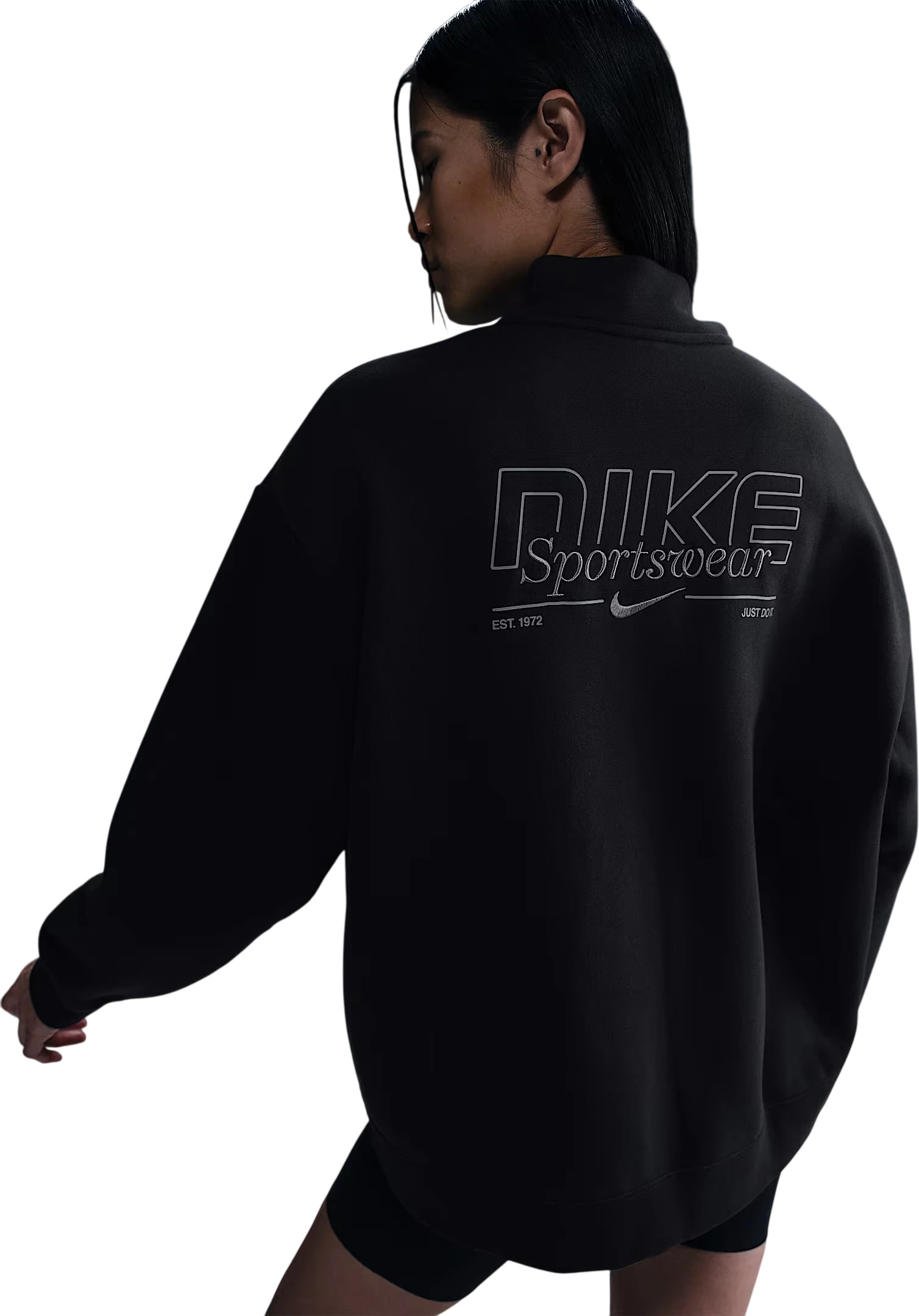 Толстовка Nike W Nsw Flc Qz Gls