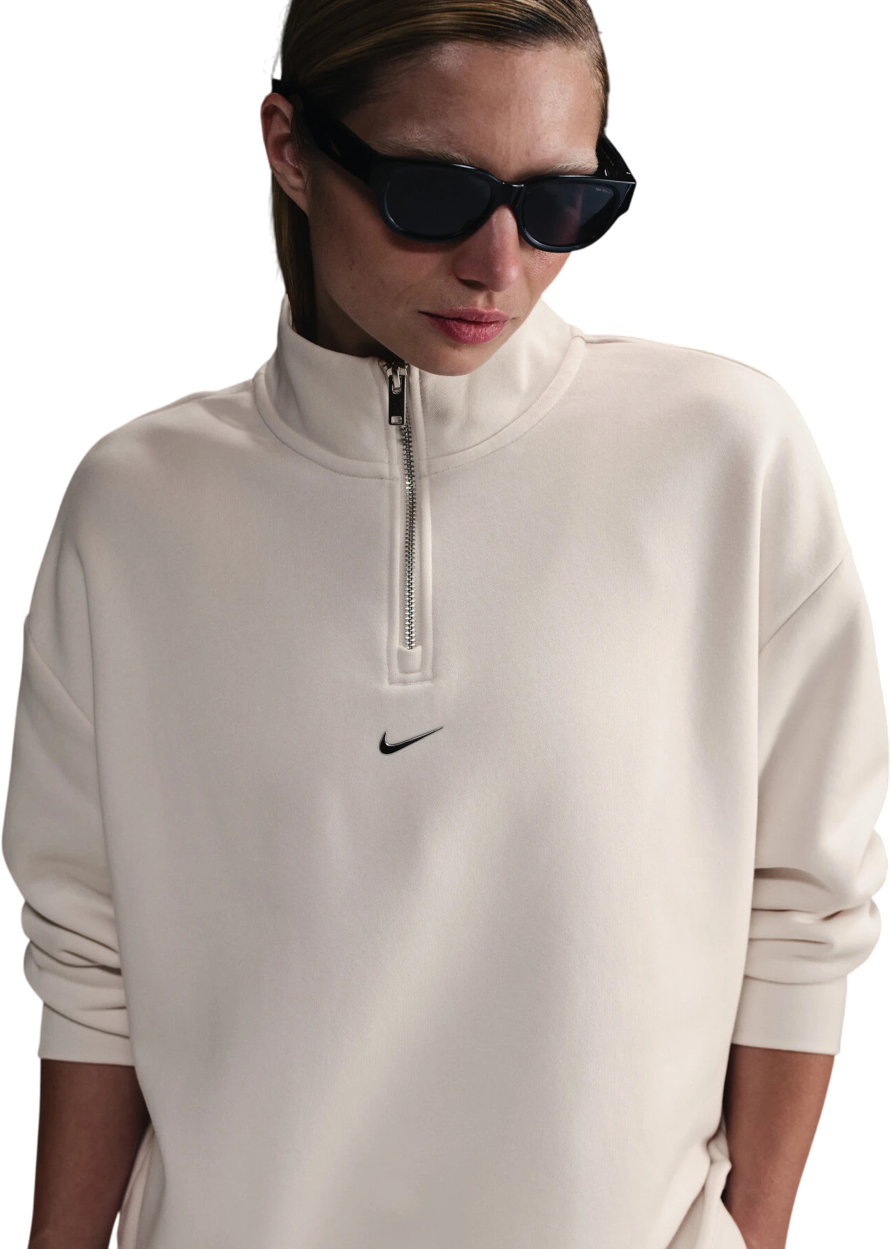 Толстовка Nike W Nsw Flc Qz Gls