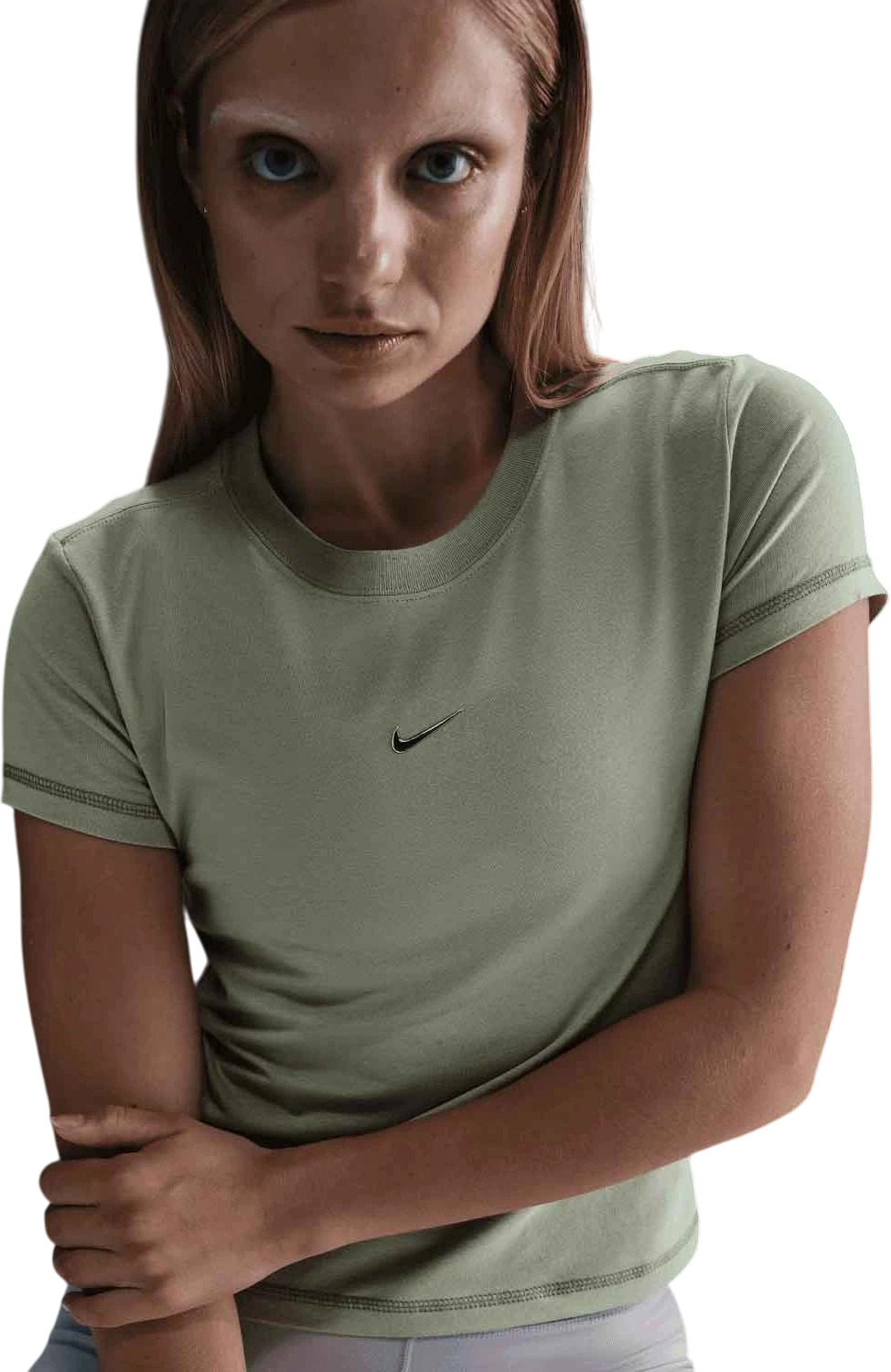 Футболка Nike W Nsw Chll Knt Md Crp Gls