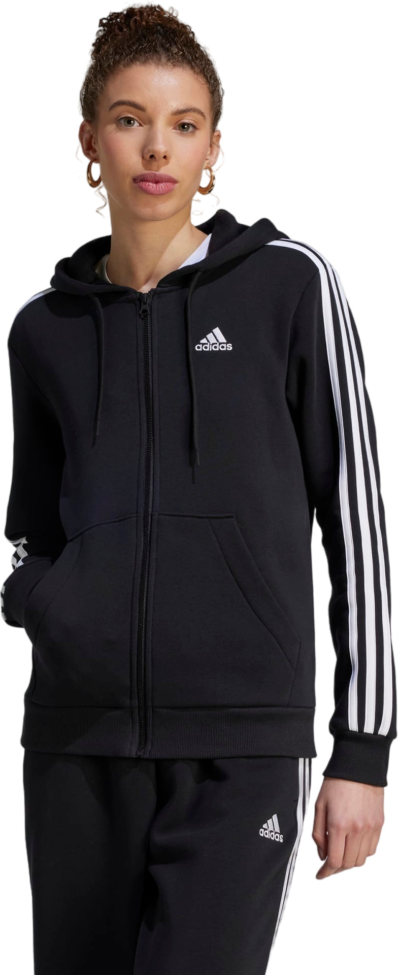 Олимпийка Adidas W 3S Fl Fz Hd
