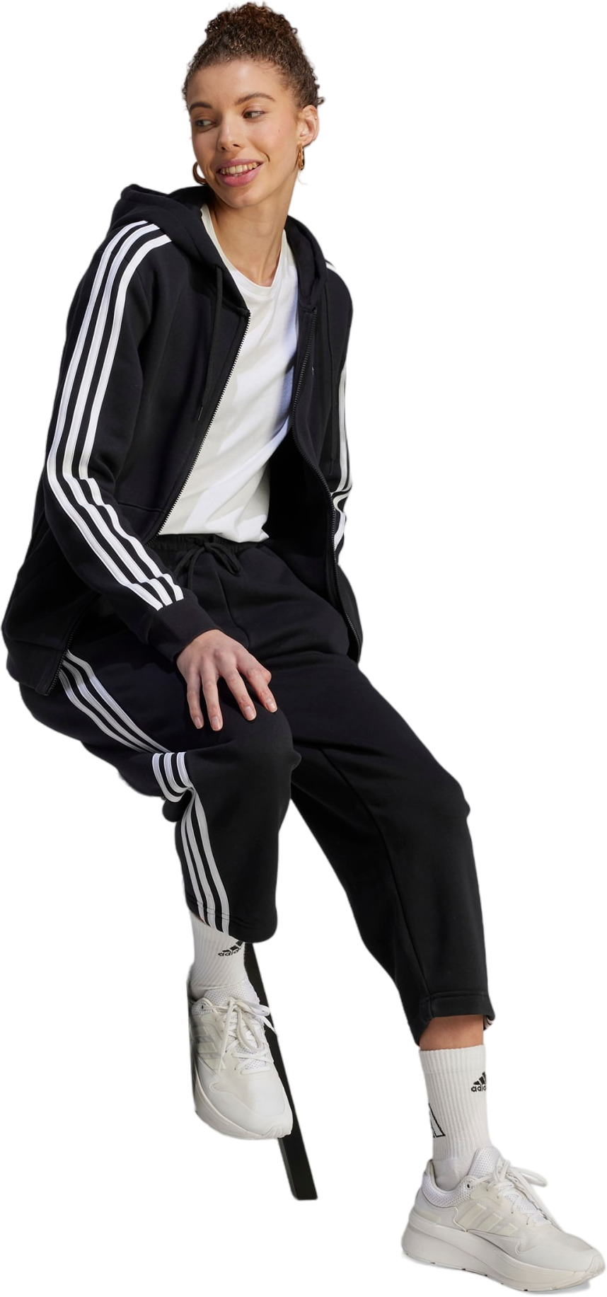 Олимпийка Adidas W 3S Fl Fz Hd