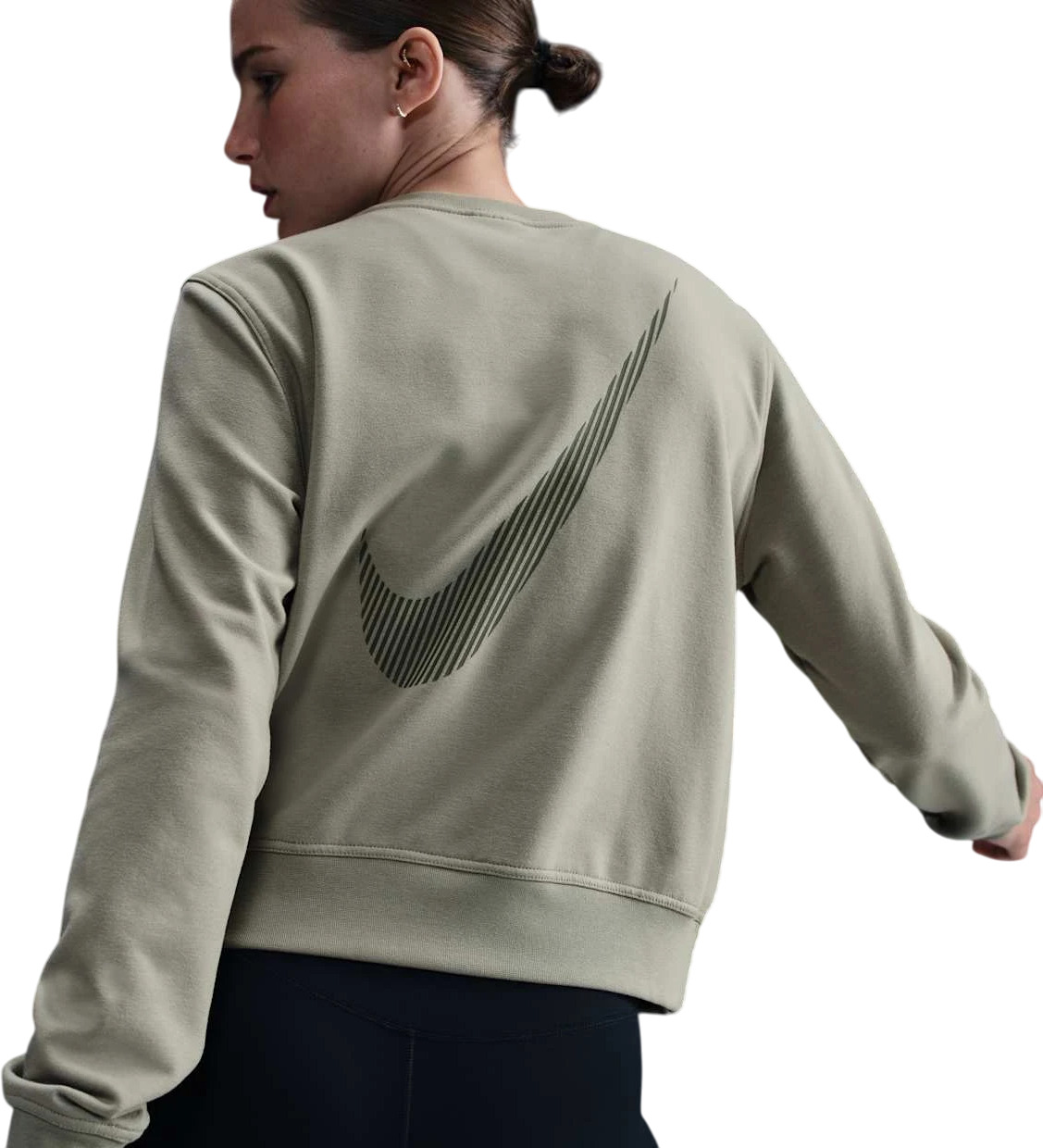 Толстовка Nike W Nk One Df Crew Hbr Tt
