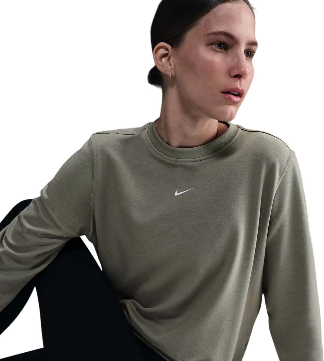 Толстовка Nike W Nk One Df Crew Hbr Tt