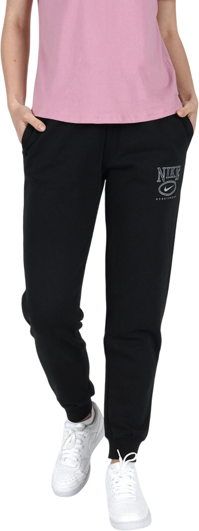 Брюки Nike W Nsw Club Flc Mr Gfx Std Pant