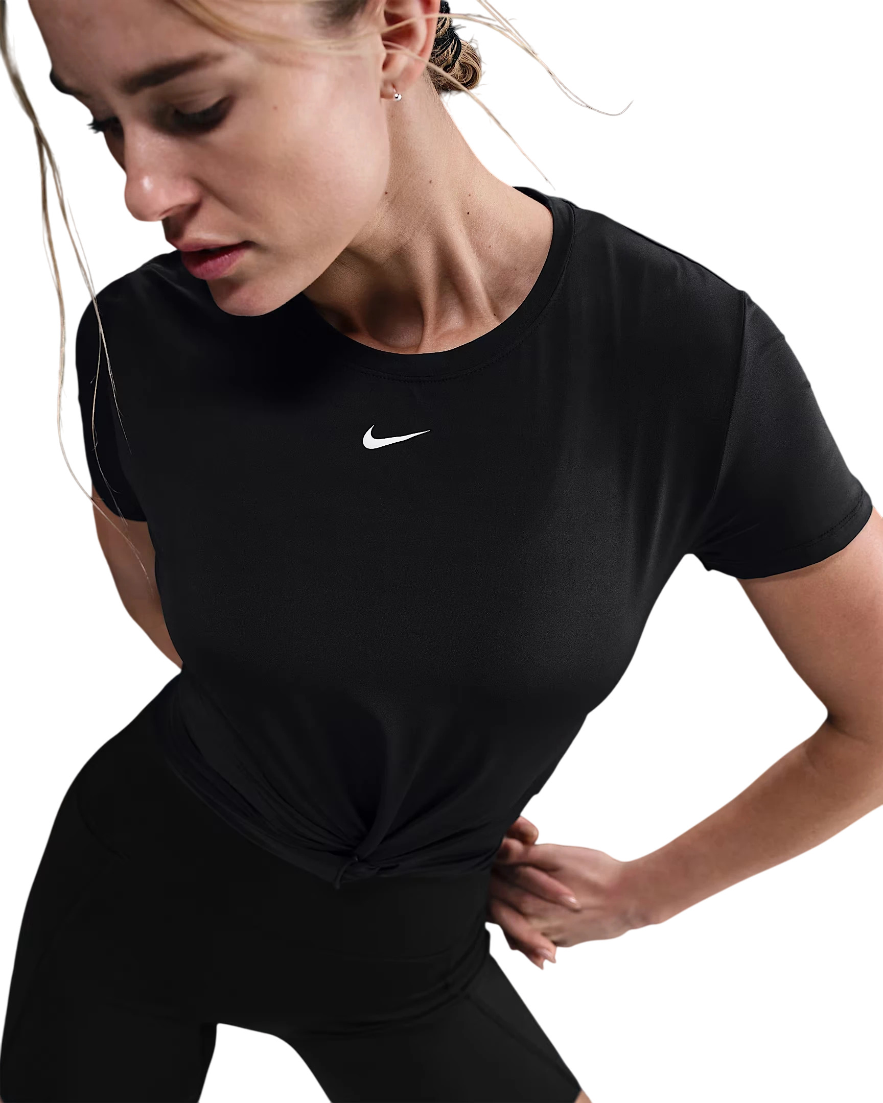 Футболка Nike W Nk One Clsc Df Twst Ss Tp Wt