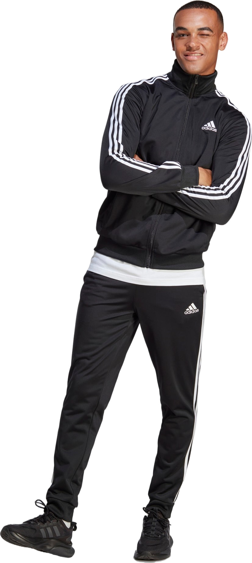 Спортивный костюм Adidas Basic 3-Stripes Tricot Tracksuit