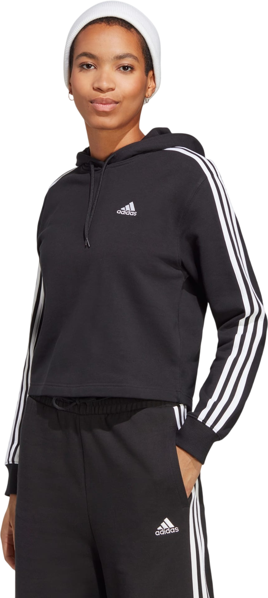 Толстовка Adidas W 3S FT CR HD
