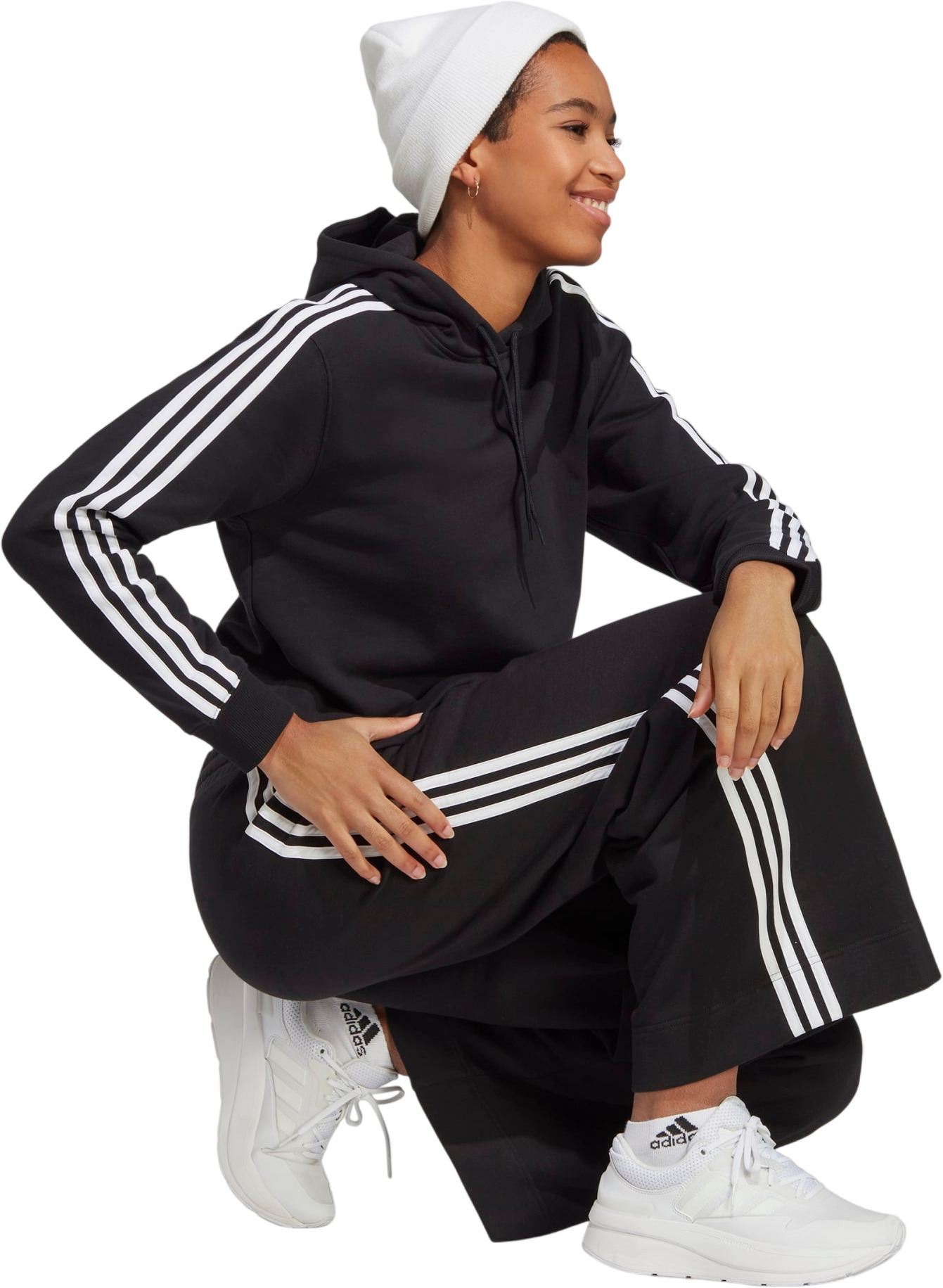 Толстовка Adidas W 3S FT CR HD