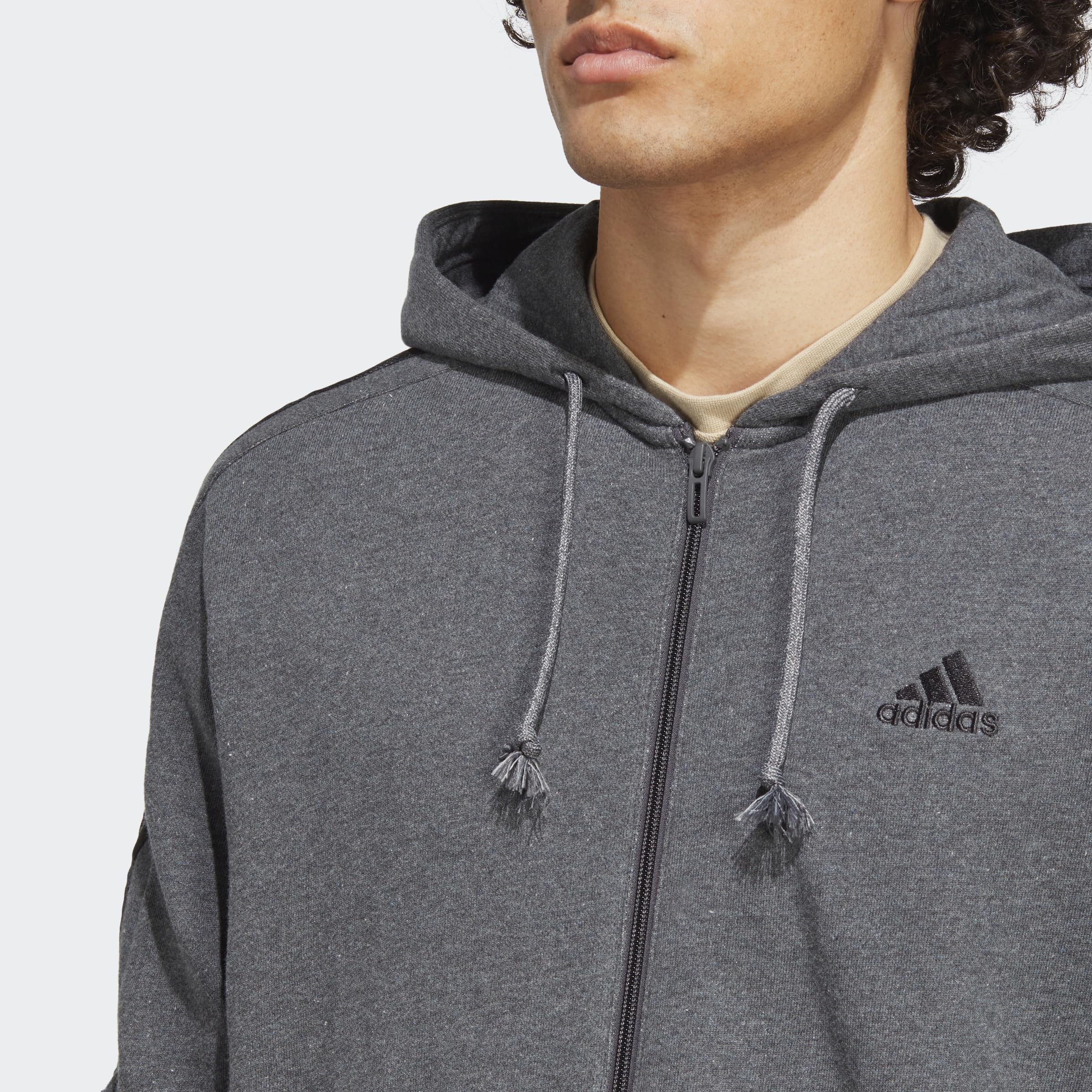 Толстовка Adidas M 3S FT FZ HD