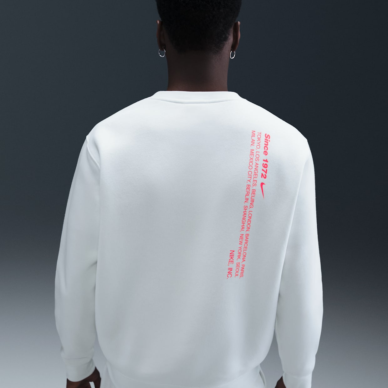 Толстовка Nike M NK CLUB BB CREW SWSH SPORT