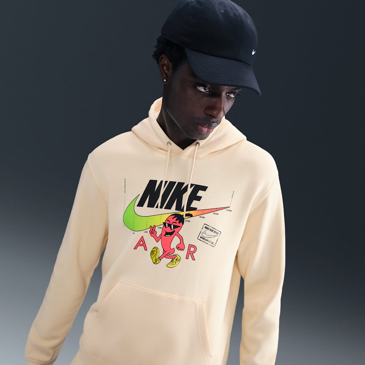 Толстовка Nike U NSW HDY CLUB OC MED GFX SEGB