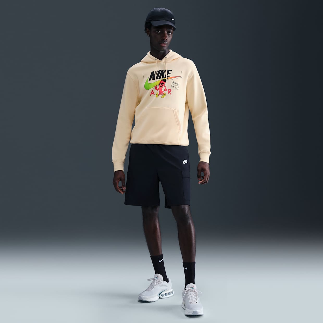 Толстовка Nike U NSW HDY CLUB OC MED GFX SEGB