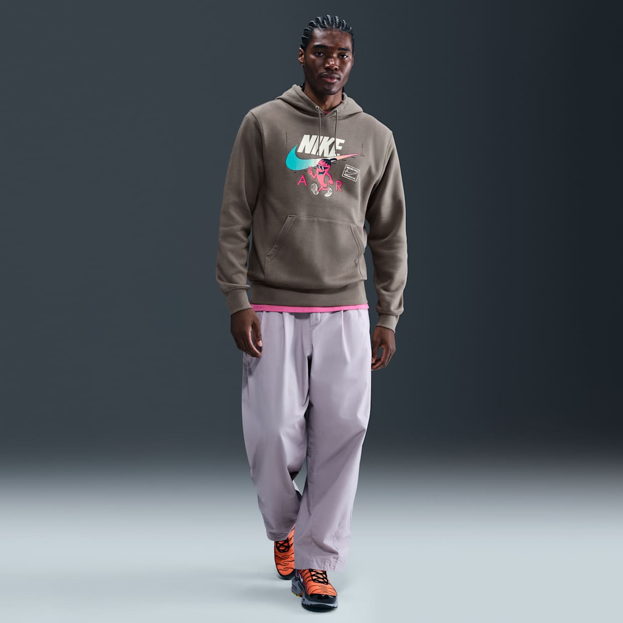 Толстовка Nike U NSW HDY CLUB OC MED GFX SEGB