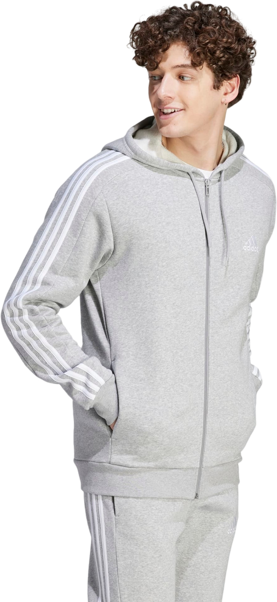 Олимпийка Adidas M 3S Fl Fz Hd