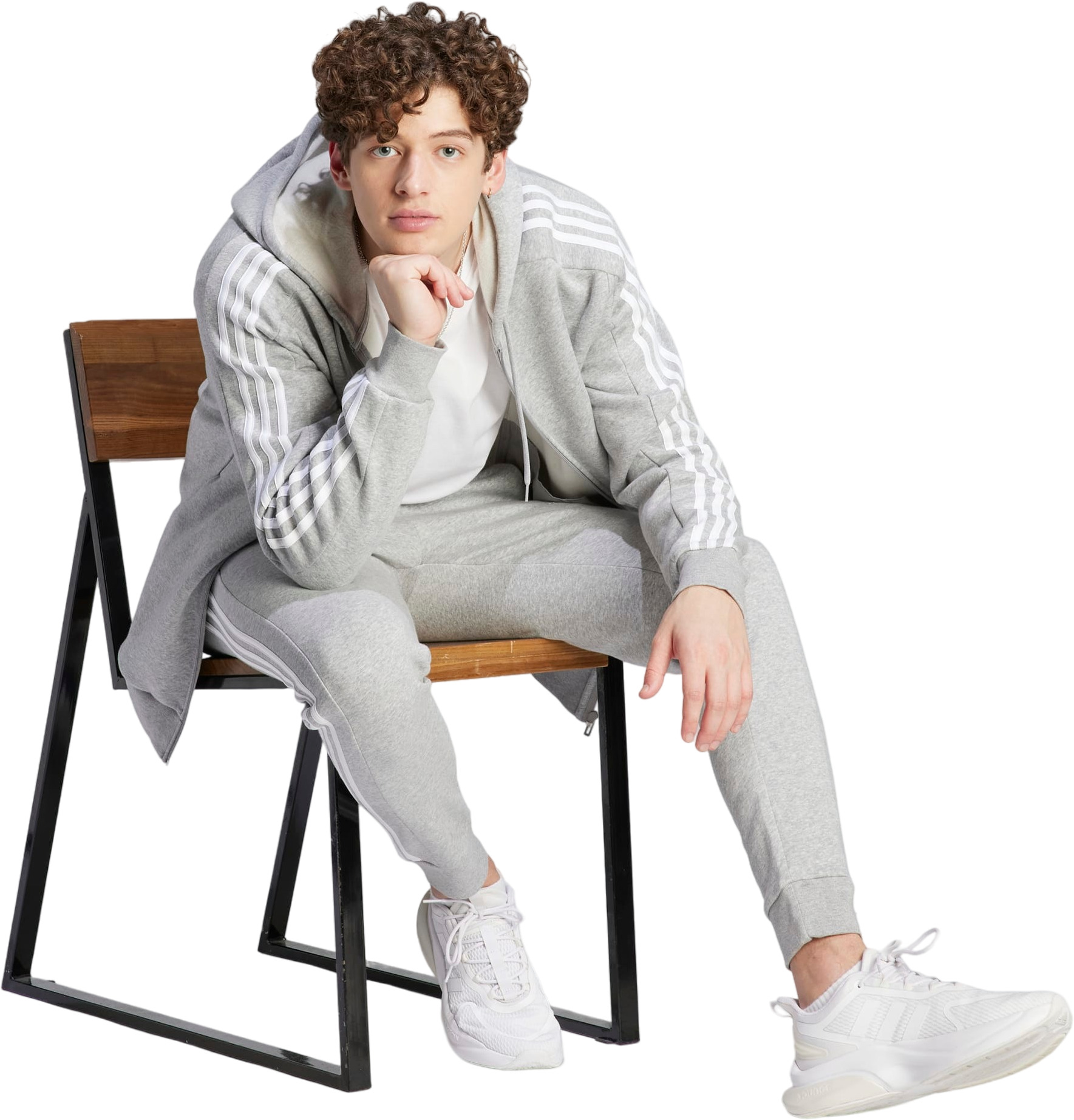 Олимпийка Adidas M 3S Fl Fz Hd