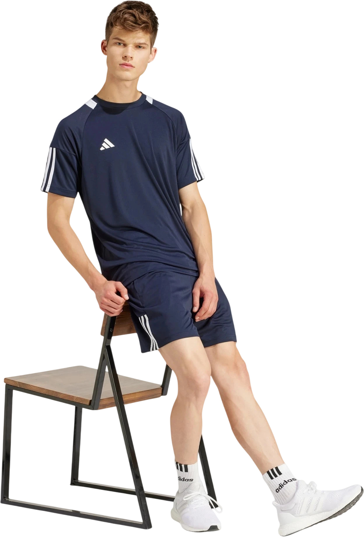 Футболка Adidas Sereno Aeroready 3-Stripes Tee