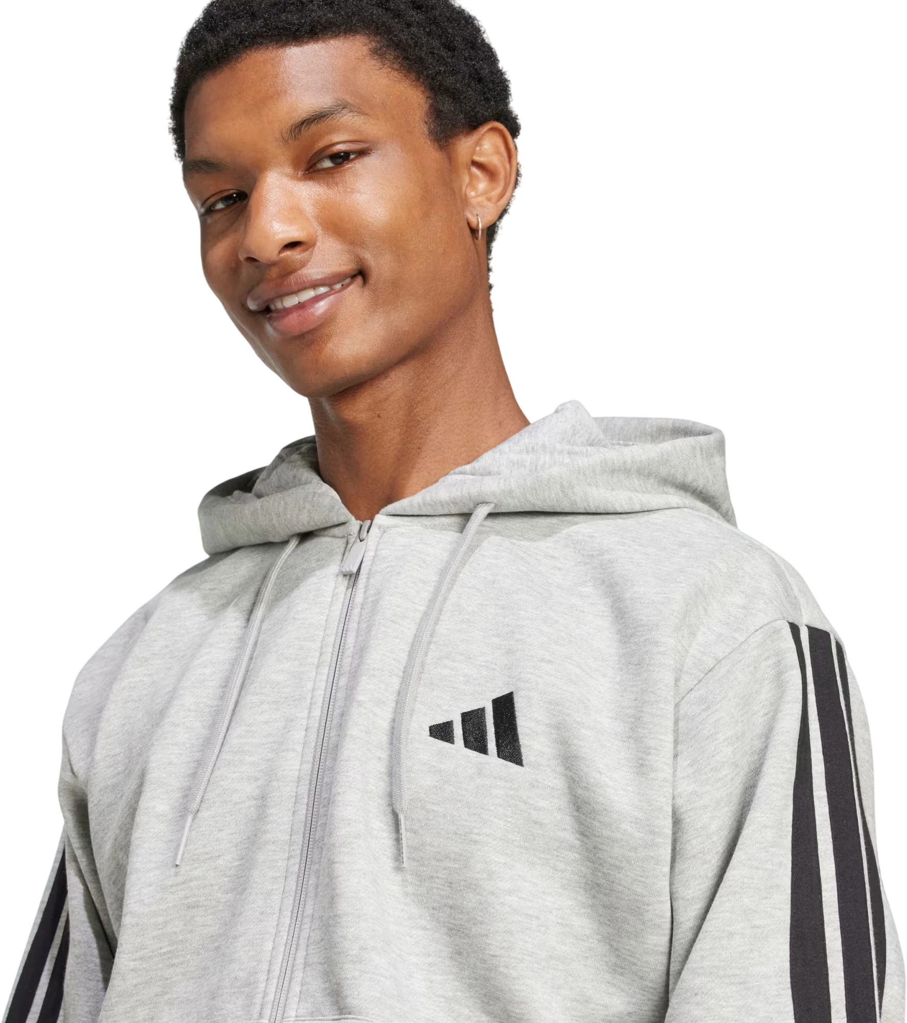 Толстовка Adidas M 3S Fl Fz Hd
