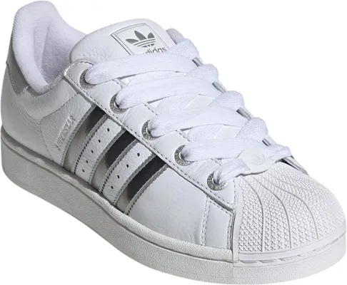 adidas gazelle silver green womens adidas Superstar II Black White 9.5 main image 1
