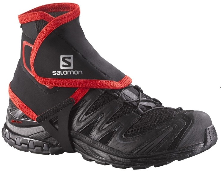 Защита для кроссовок от камней и грязи Salomon TRAIL GAITERS HIGH BLACK