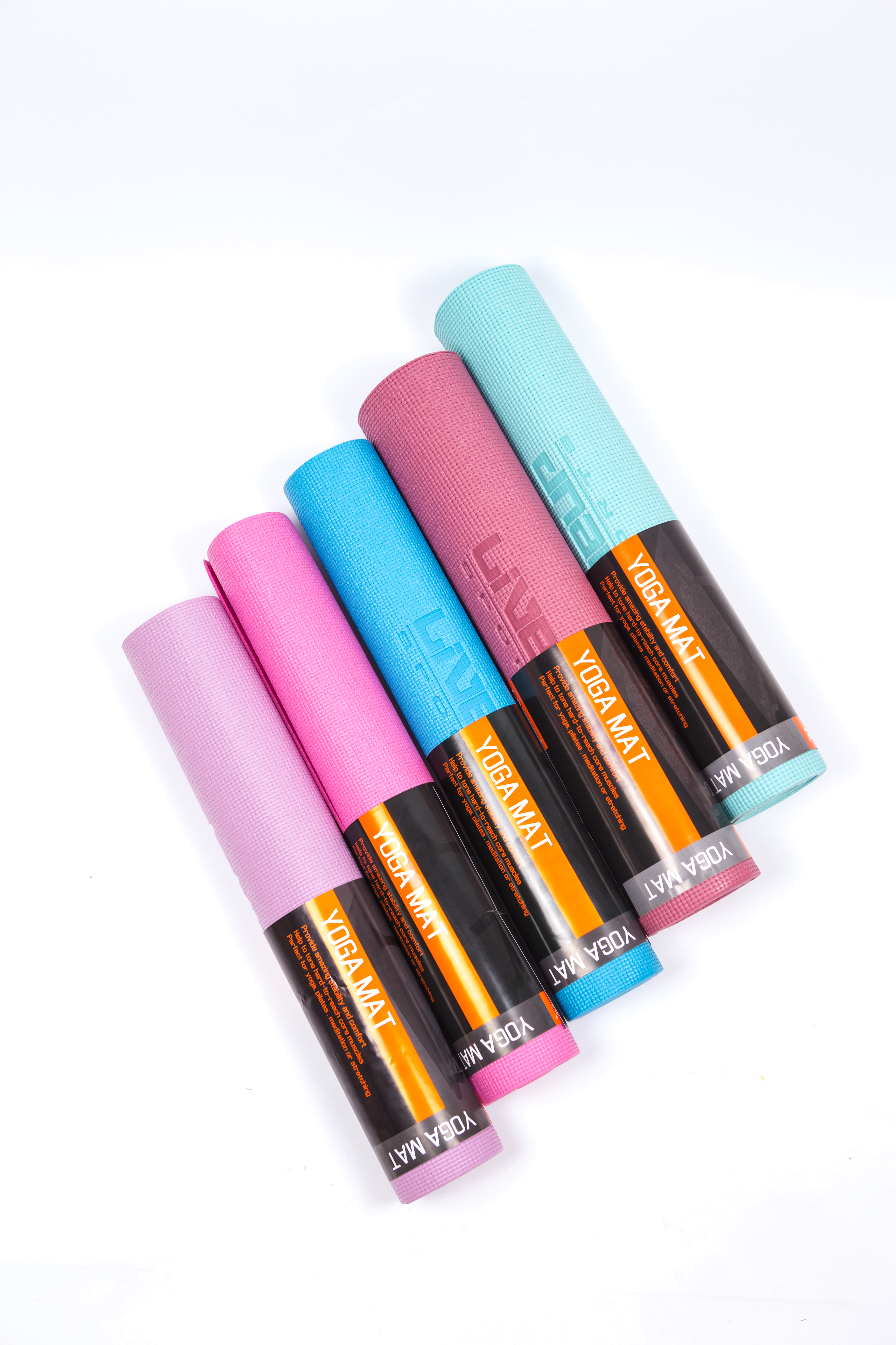 Коврик для йоги LiveUp Pvc Yoga Mat With Print