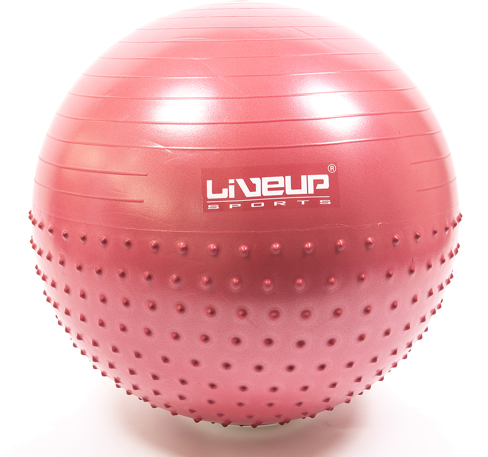 Массажный мяч LiveUp HALF MASSAGE BALL+9'' handpump