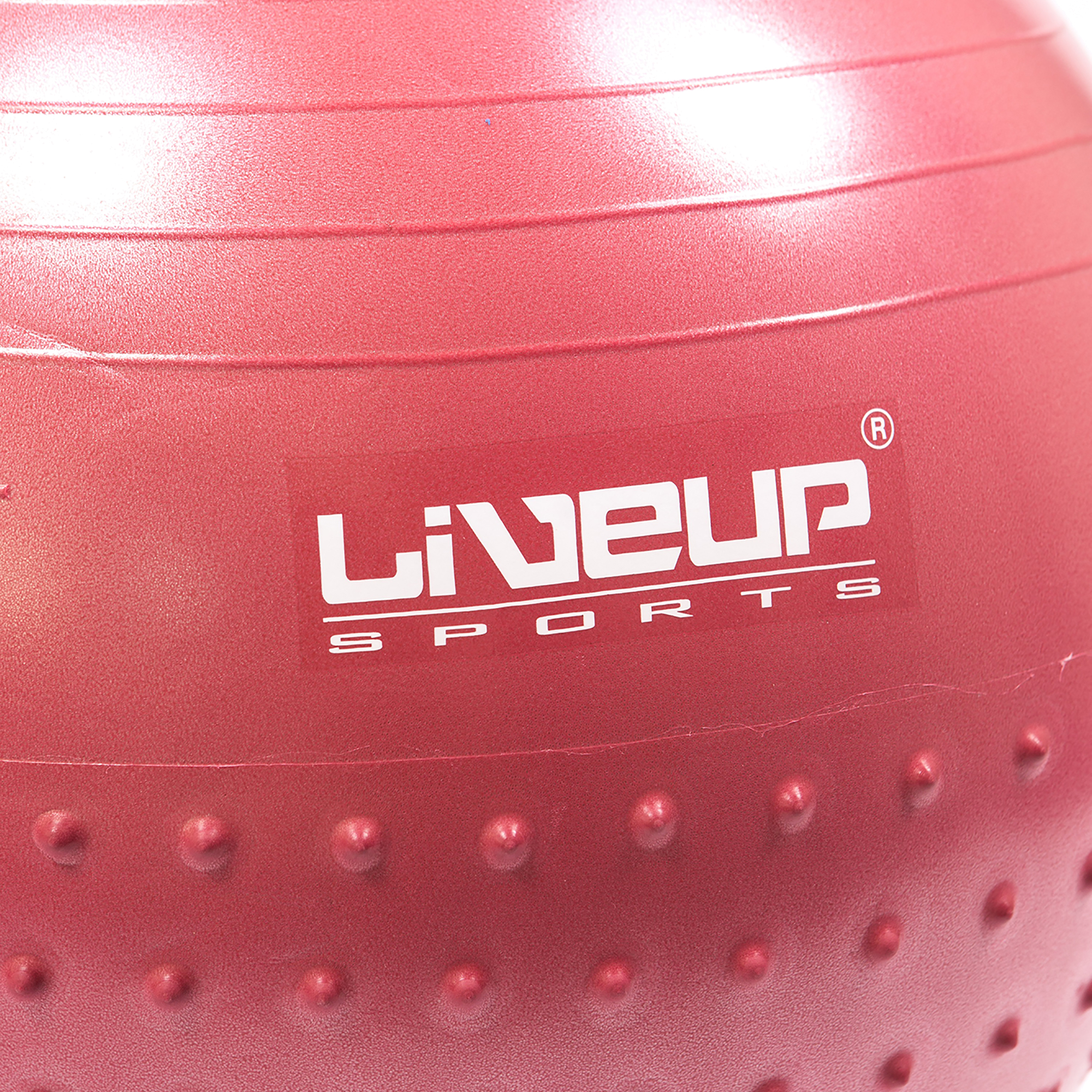 Массажный мяч LiveUp HALF MASSAGE BALL+9'' handpump
