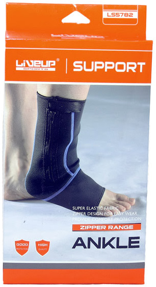Суппорт голеностопа LiveUp ANKLE SUPPORT-L/XL