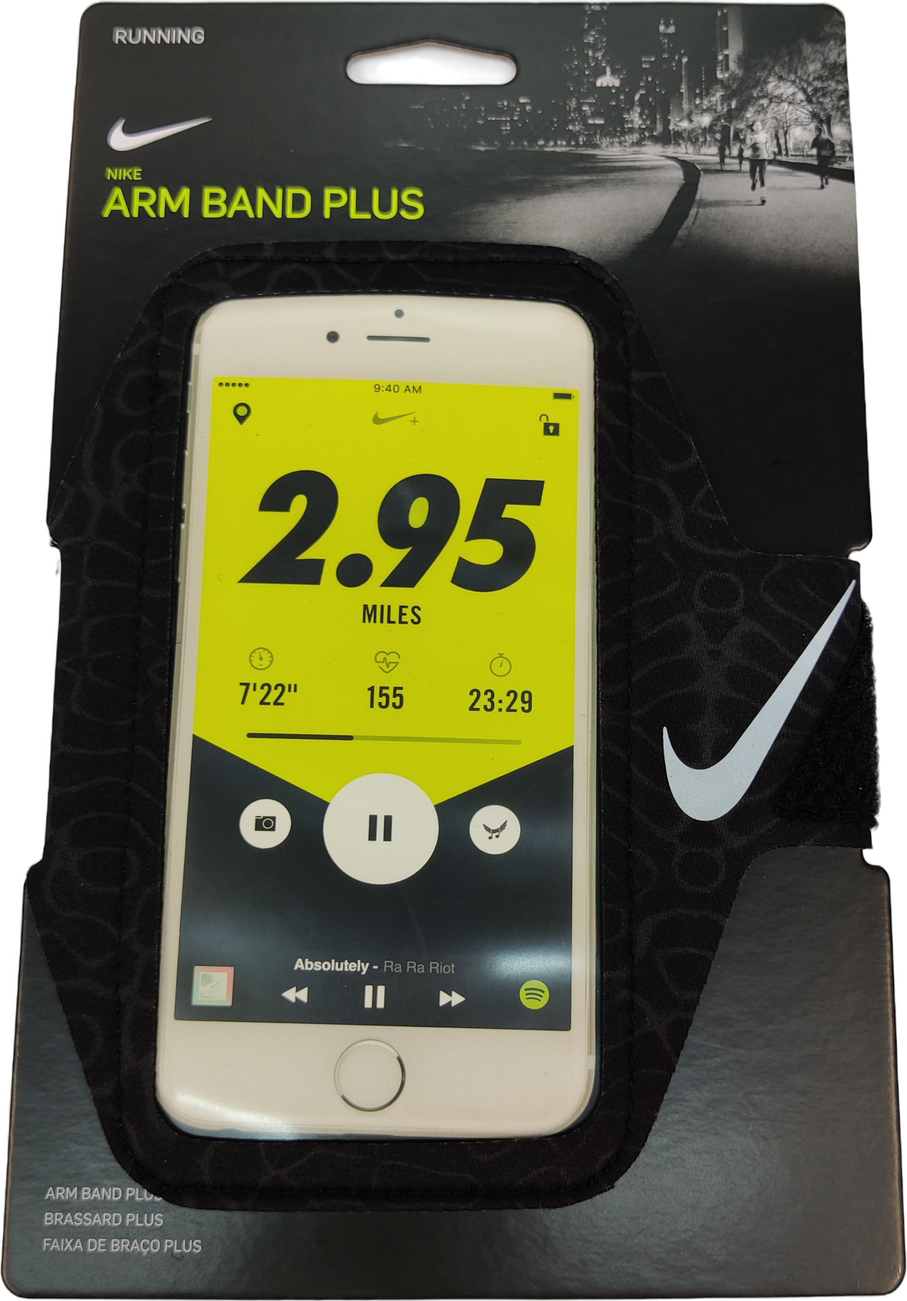 Чехол для телефона на руку Nike Lean Arm Band Plus Printed