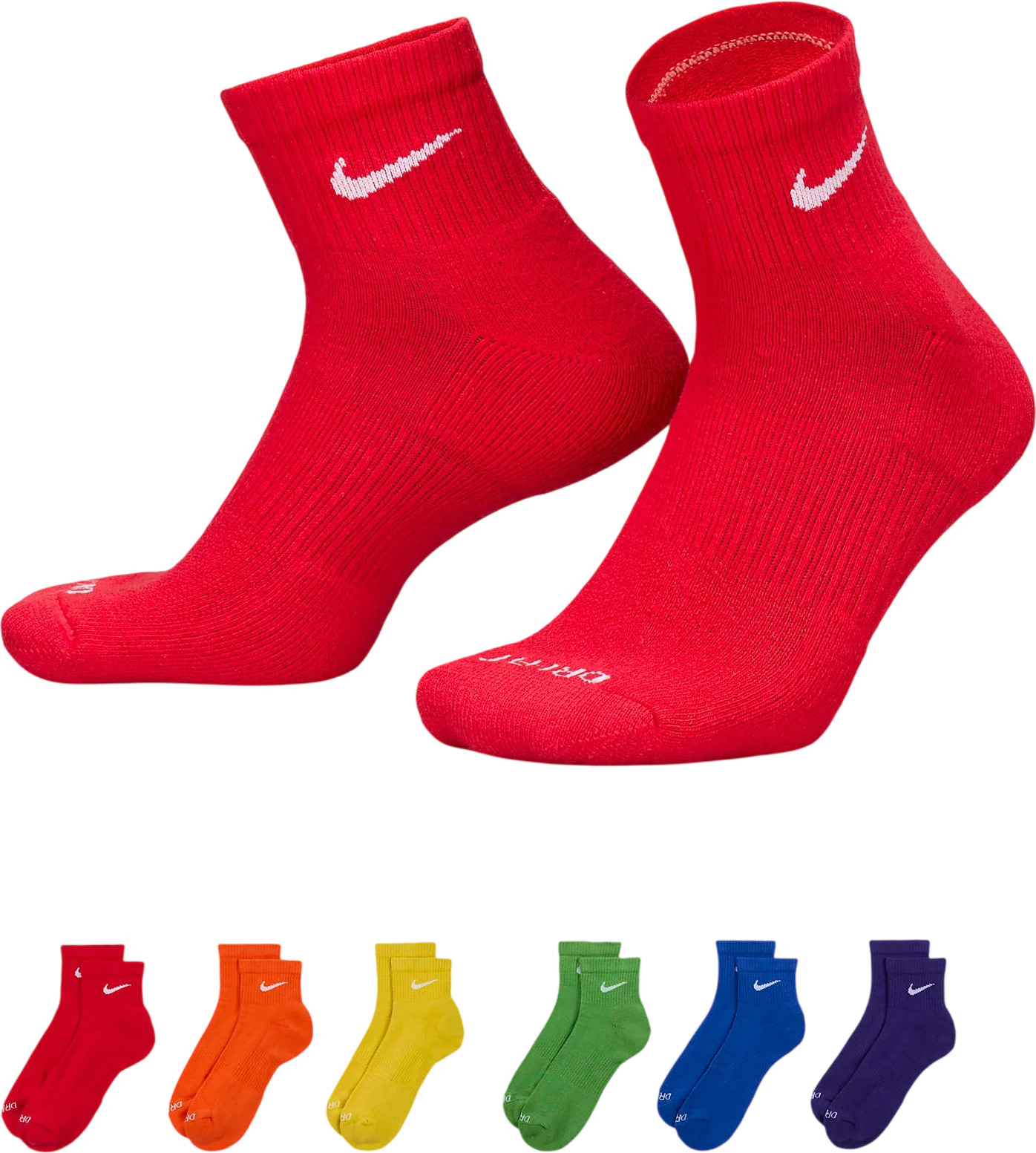 Носки Nike U NK EVERYDAY PLUS CUSH ANKLE 6PR - 132