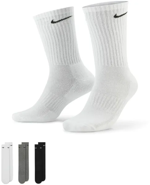 Носки 3 пары Nike Everyday Cushion Crew Socks 3P (SX7664-010