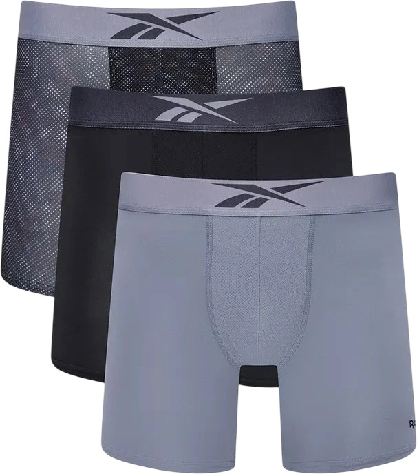 Трусы (3 шт) Reebok Mens RBK Sports Trunks Med JENNISON 3PK